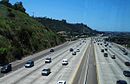 Interstate 8 in San Diego, from the San Diego Trolley