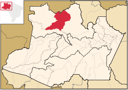 Location of the municipality inside Amazonas