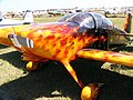 Van's Aircraft RV-6 with fire paint scheme