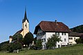 Kirche und Pfarrhaus in Oberkirch