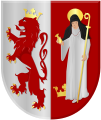 Walburga im Wappen von Amby (Niederlande)