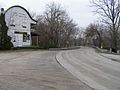 Baums Bridge Road and the original location of Baum's Bridge