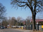 Bahnhofstraße von Ecke Mönchmühler Straße Richtung Lübars