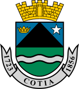 Coat of Arms of Cotia, Sâo Paulo, Brazil.