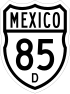 Federal Highway 85D shield