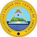 Orta Amerika Federal Cumhuriyeti içinde Kosta Rika ili arması (1823-1824)