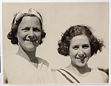 Edith Robinson (rechts) – Fünfte, zweiter Vorlauf