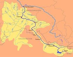 Az Isim az Irtis folyórendszereben