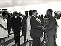 President Josip Broz Tito at the end of his 1970 visit to Tanzania.