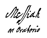 Title on Handel's autograph