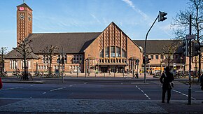 Empfangsgebäude des Oldenburger Hauptbahnhofes