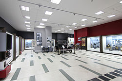 Interior of the museum