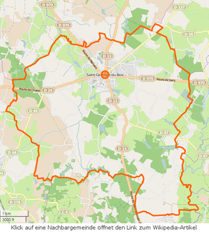 Saint-Germain-du-Bois mit seinen Nachbarorten