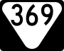 State Route 369 marker