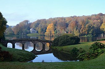 English landscape garden at Stourhead, UK, by Henry Hoare, the 1740s[187]