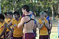 Jonathan Brown during a Brisbane Lions training session on May 8