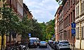 View to the southwest, from the intersection with Ambroży Grabowski Street