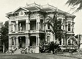 Photograph of Widemann's Residence in Honolulu, 1900