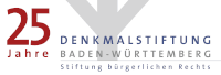 Logo 25 Jahre Denkmalstiftung Baden-Württemberg