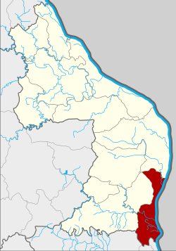 District location in Nakhon Phanom province