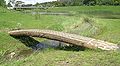 Levee banks and the Middle Street bridge over the Apsley River, Walcha.