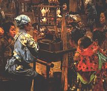 Süssigkeitenverkäufer, 1877, Öl auf Holz