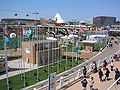 Corporate Pavillion Zone and Flags at Aichi World Expo 2005