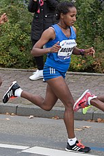 Abebech Afework die Siegerin von 2011