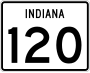 State Road 120 marker