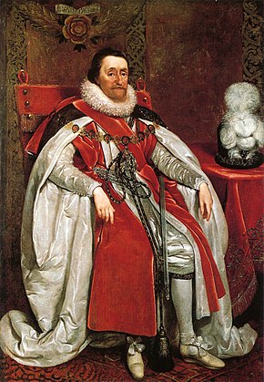 James I. von England, 1621 (National Portrait Gallery, London)