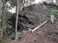 Felsrippen der „Maibacher Schweiz“ am Weilenhaintal