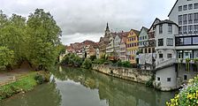 Neckarfront, Tübingen 10. Oktober 2013