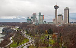 Niagara Falls şehir görünümü