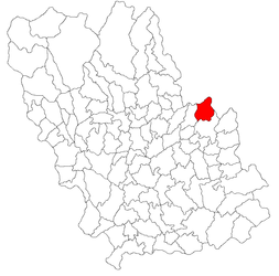 Location in Prahova County