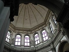 La cupola vista dall'interno