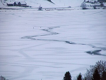 Gefrorener Sihlsee (2009)