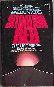 The cover of Leonard H. Stringfield's 1977 book, Situation Red.