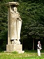 Waldersee-Denkmal am Rande der Eilenriede 52° 23′ 6″ N, 9° 45′ 18,7″ O52.3859.7552