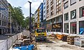 Baustelle der neuen U2-Station Neubaugasse