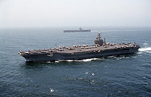 The USS Dwight D. Eisenhower