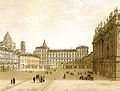 Königspalast in Turin (ca. 1850)