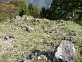 Foundations of a building in Yagi Castle