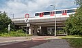 Amsterdam-Slotermeer, metro and rail viaduct at Berceusestraat