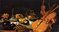 Pieter Claesz, Stillleben mit Musikinstrumenten, 1623
