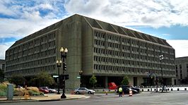 Het Hubert H. Humphrey Building, hoofdkwartier van het ministerie