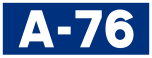 Autovía A-76 shield}}