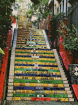 De trappen Escadaria Selarón