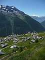 Blick auf die Lauchernalp