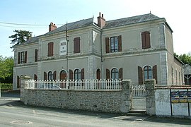 The town hall in Montchevrier