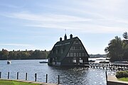 Swallow Boathouse, Moultonborough, New Hampshire, 1908-10.